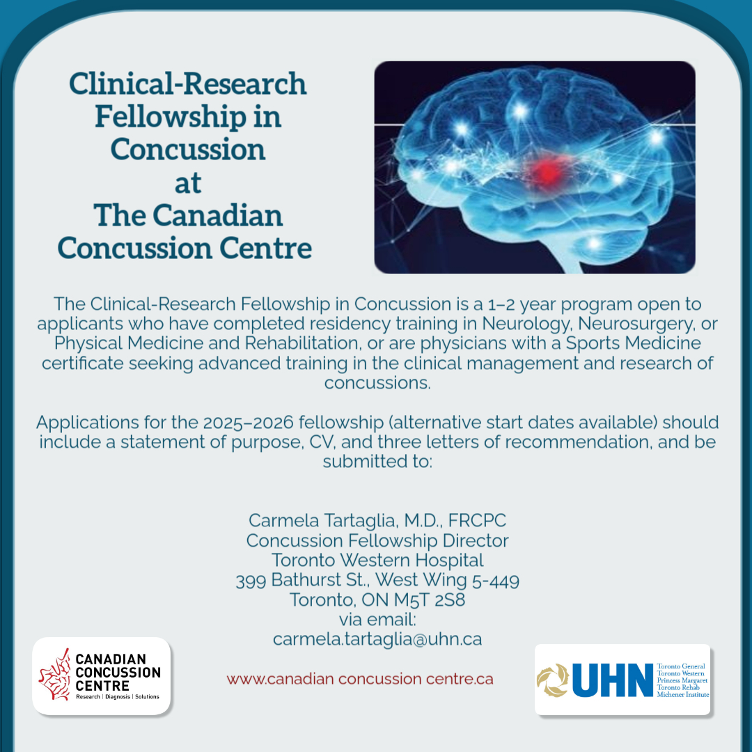 Clinical-Research Fellowship in Concussion