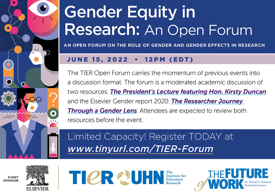 Gender Equity in Research, an Open Forum